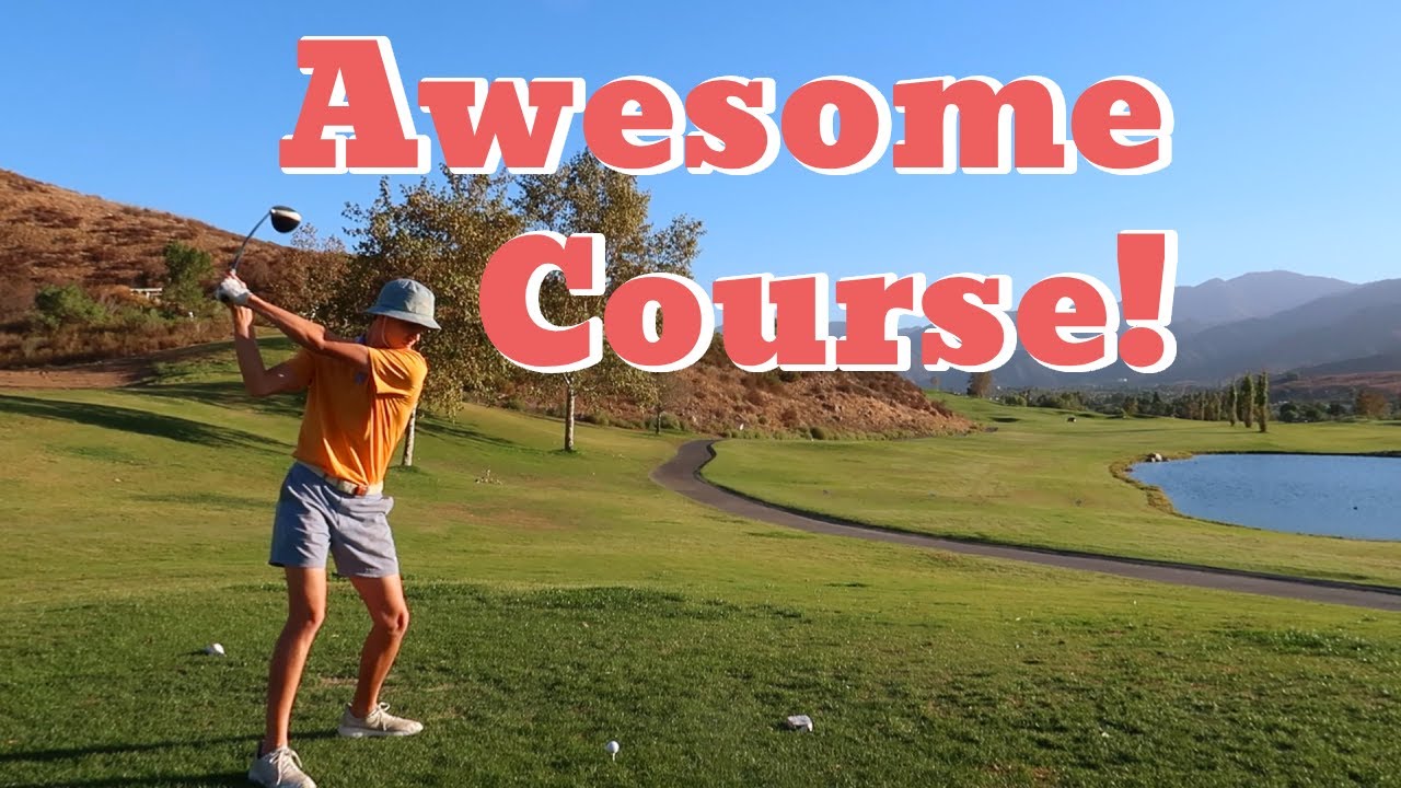 The scenery at this public golf course was amazing!