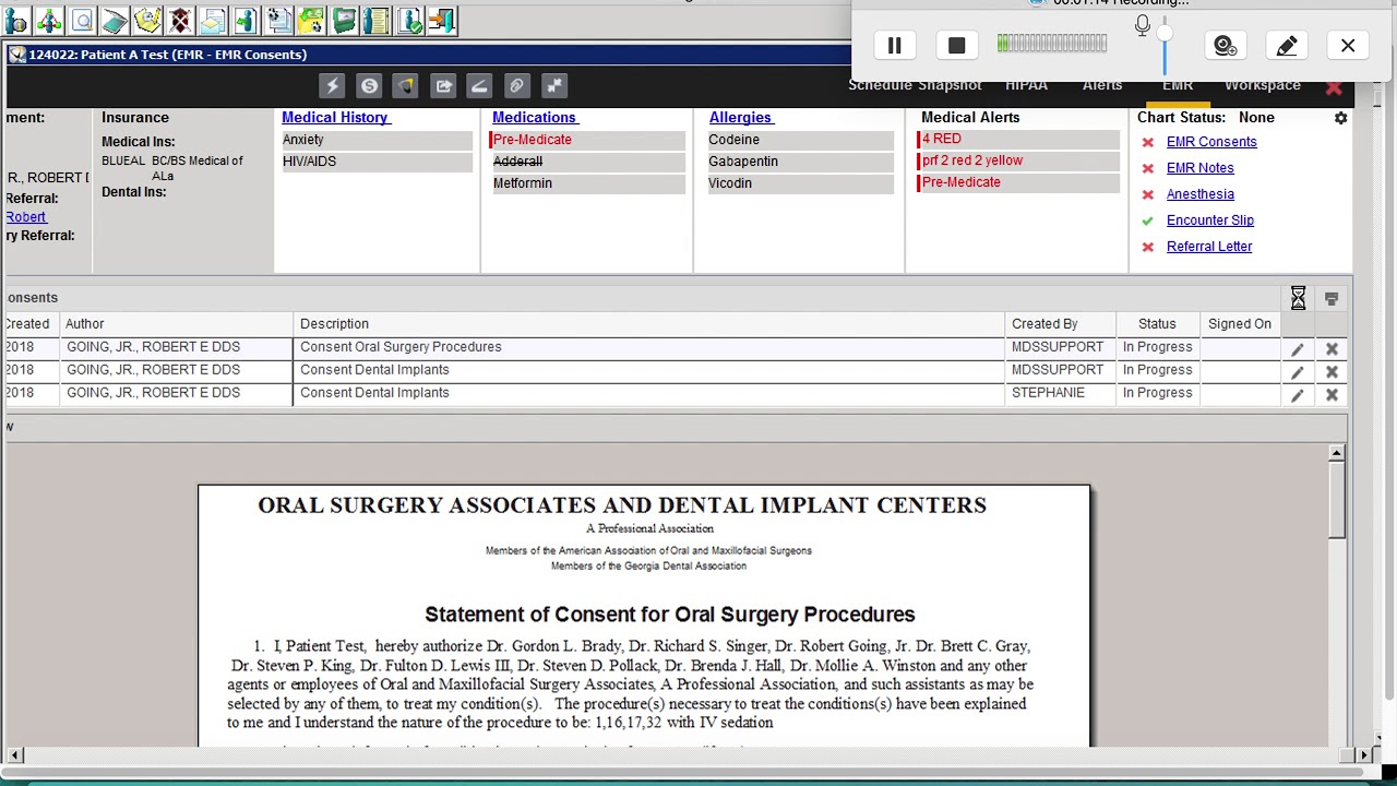 consents Georgia OMS