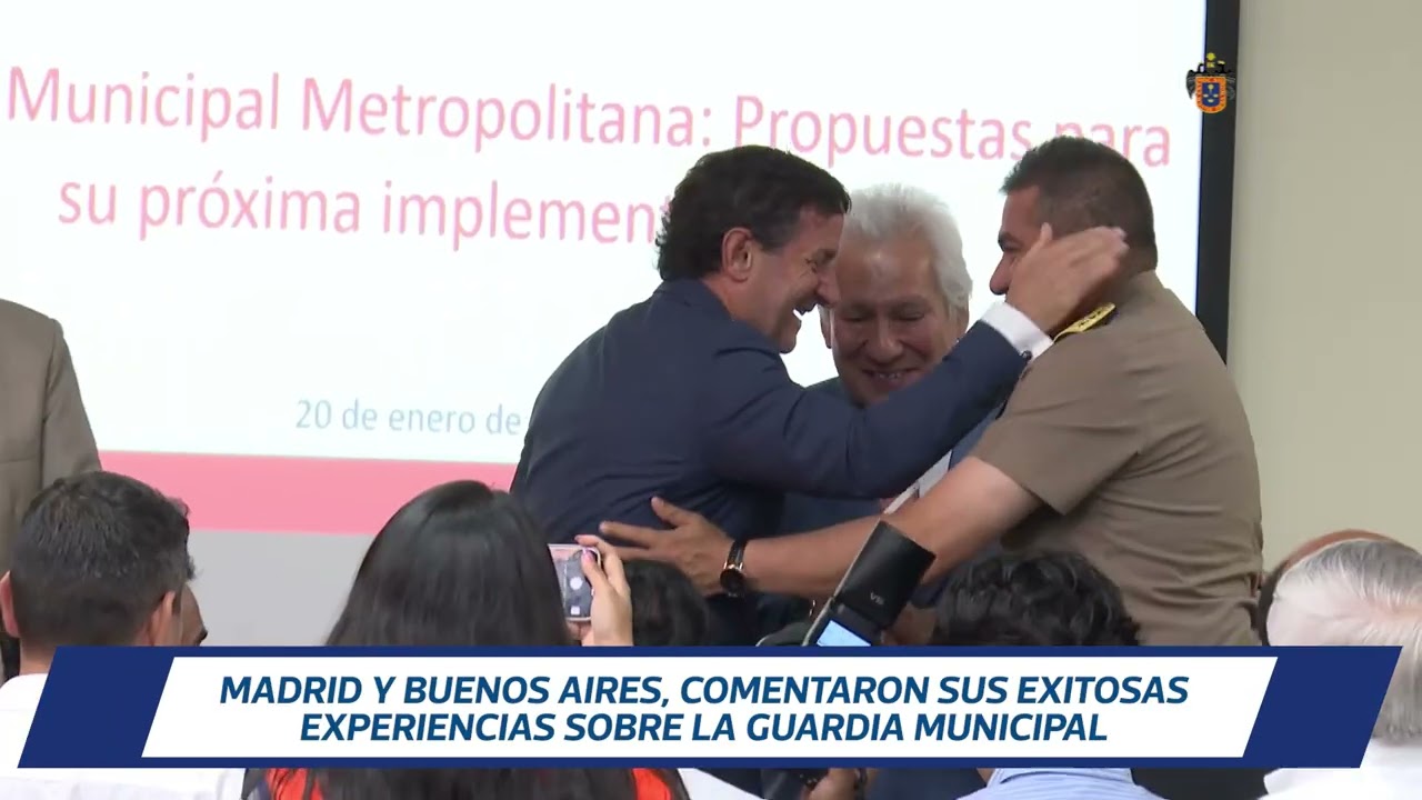 Guardia Municipal Metropolitana para reforzar la seguridad en Lima