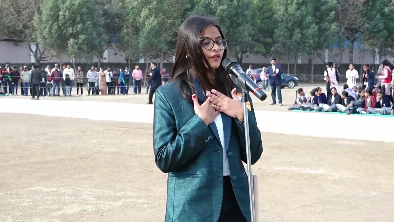 An English Speech by our senior student.. 