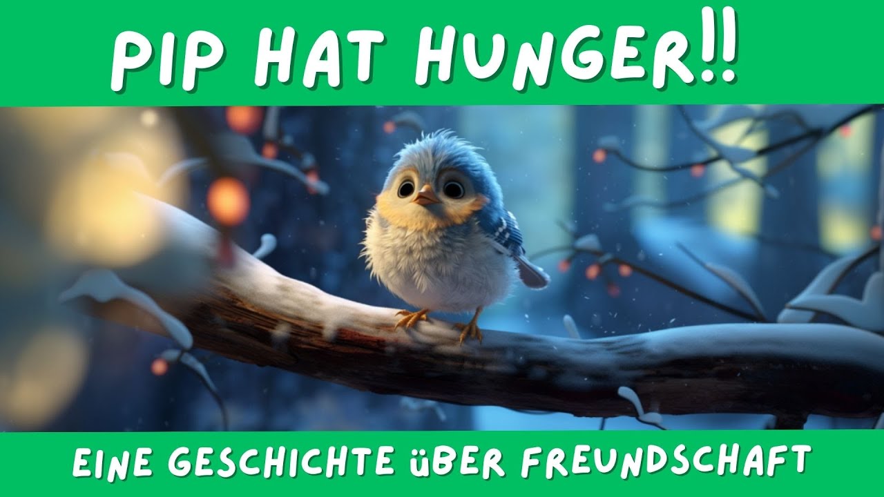 Pip hat Hunger! Eine Kindergeschichte über Freundschaft 👬❤️🌜