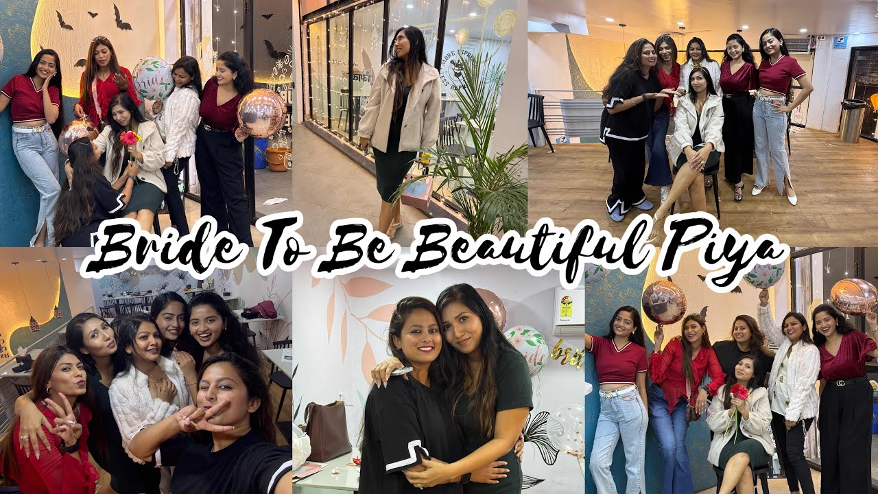 Besties Bride To Be | PiyaKi Story | Party With All My Barbies | Madhurii Saanchii Vlogs | Suto Cafe