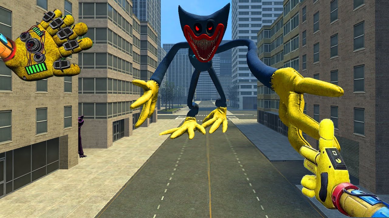 NIGHTMARE HUGGY WUGGY And CATNAP FROM POPPY PLAYTIME APPEARS ACROSS THE CITY! | GARRY'S MOD