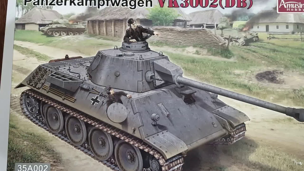 In box - model Panzerkampfwagen VK3002 DB - Amusing Hobby 35A002