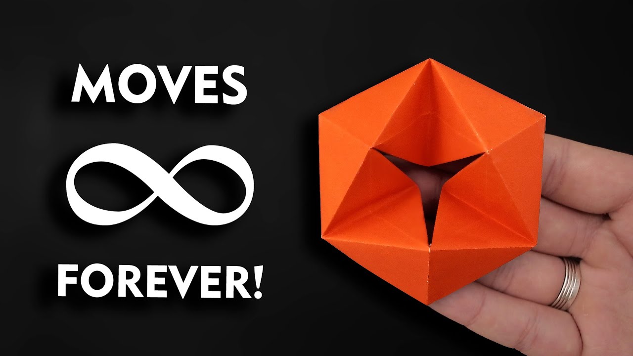 This Paper Toy Moves Forever! 
