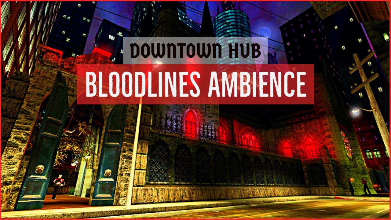 Vampire: the Masquerade- Bloodlines - Music & Ambience - Downtown Hub OST 1 Hour (Club Confession)