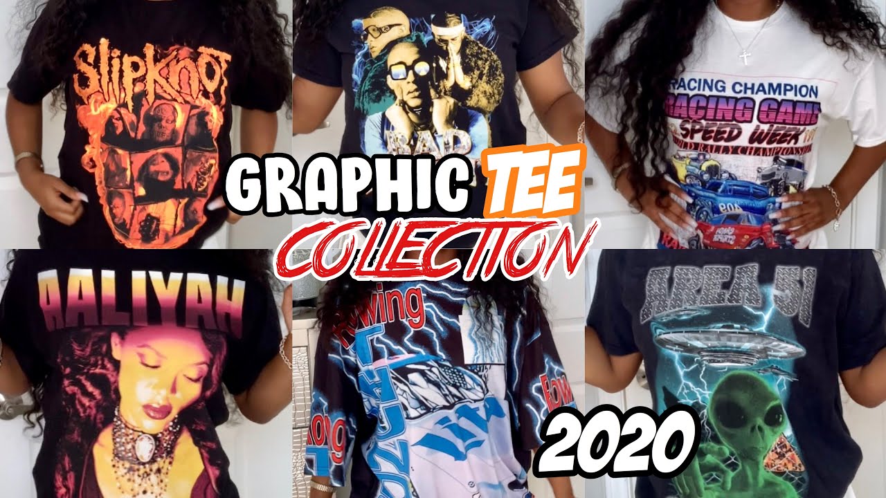TRY-ON GRAPHIC TEE COLLECTION 2020!!