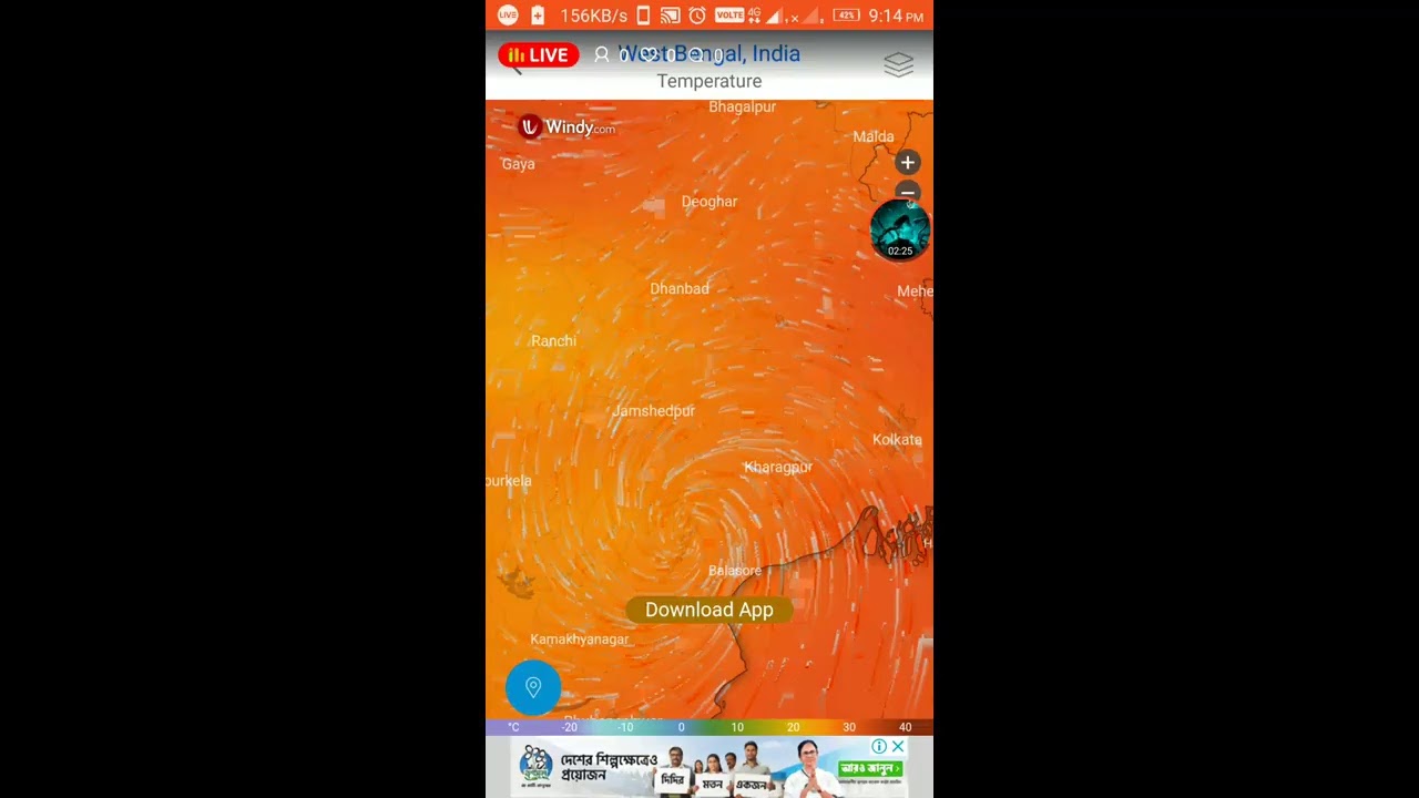 foni cyclone live map