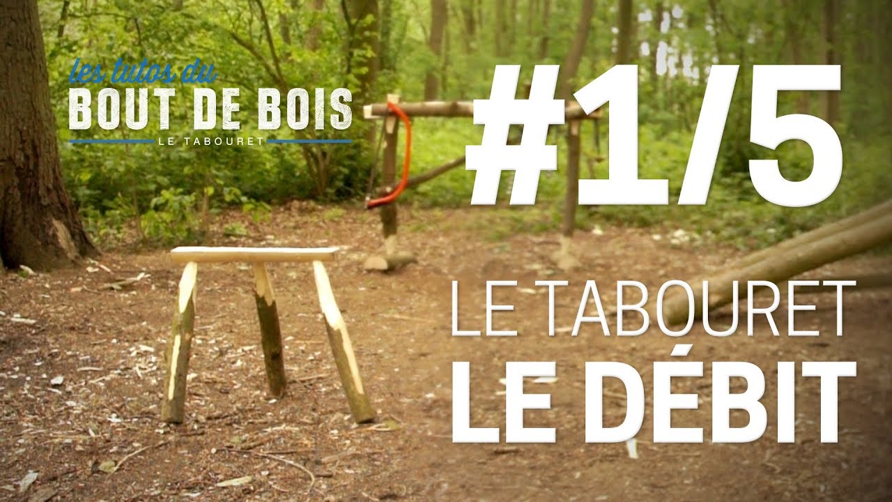 Froissartage : Les tutos du Bout de bois - Le tabouret #1/5 - Le débit