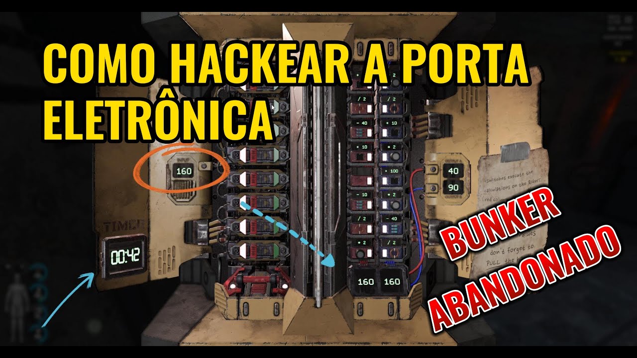 COMO HACKEAR A PORTA PRINCIPAL DO BUNKER ABANDONADO - SCUM 2023 @SurviveX