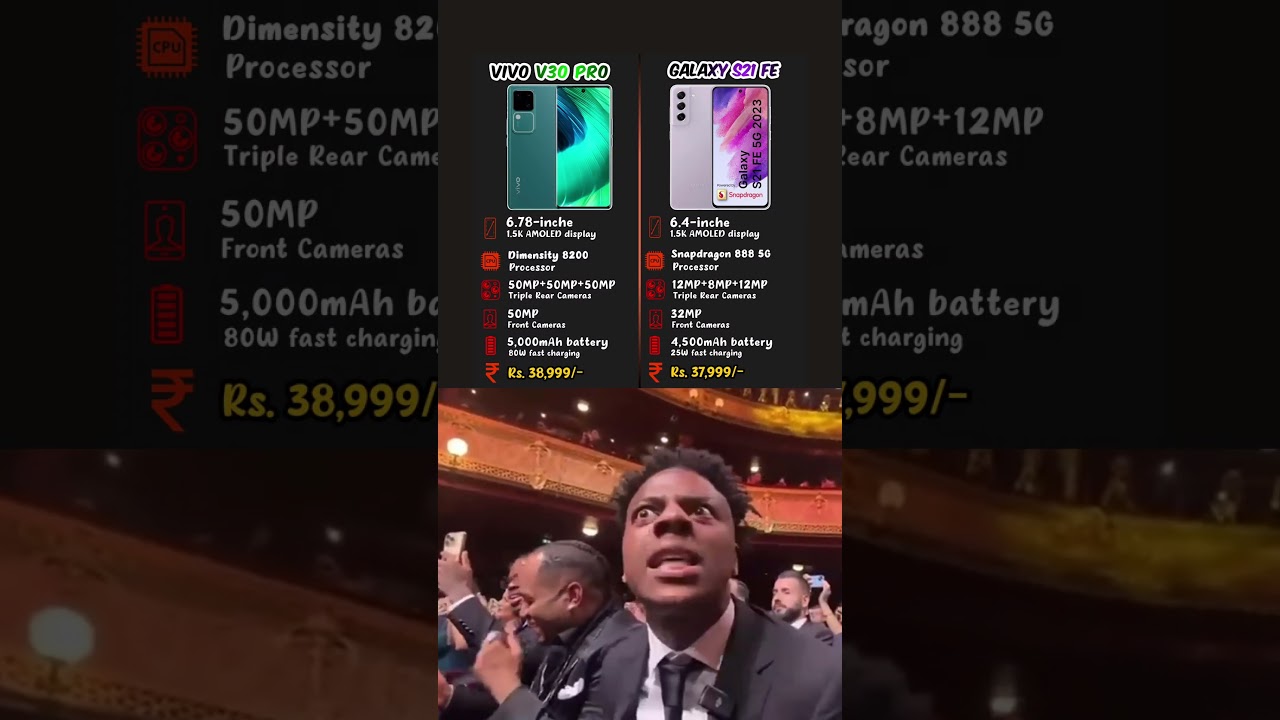 Camera Lovers 🔥Vivo V30 Pro Vs Galaxy S21 FE 