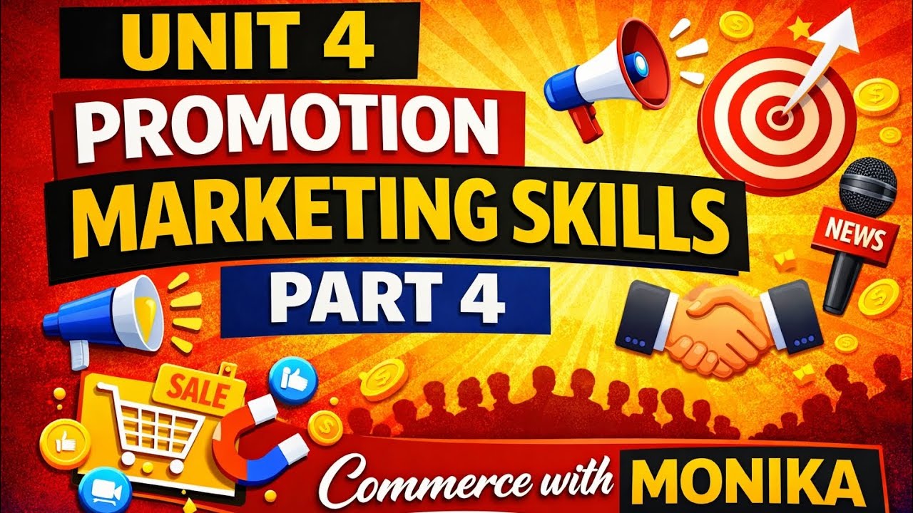 MarketingSkills#SalesPromotion# it's importance& types#Class12Commerce #Promotion#CommerceWithMonika
