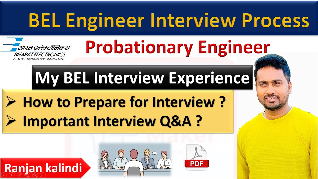 My BEL Interview Experience | BEL Probationary Engineer Interview Process | How to Prepare Interview