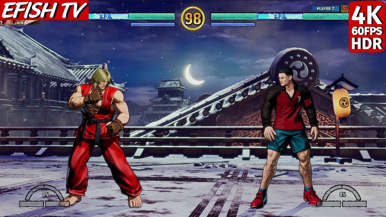 Кен против Криштиану Роналду (Самый сложный ИИ) - Fatal Fury: CotW