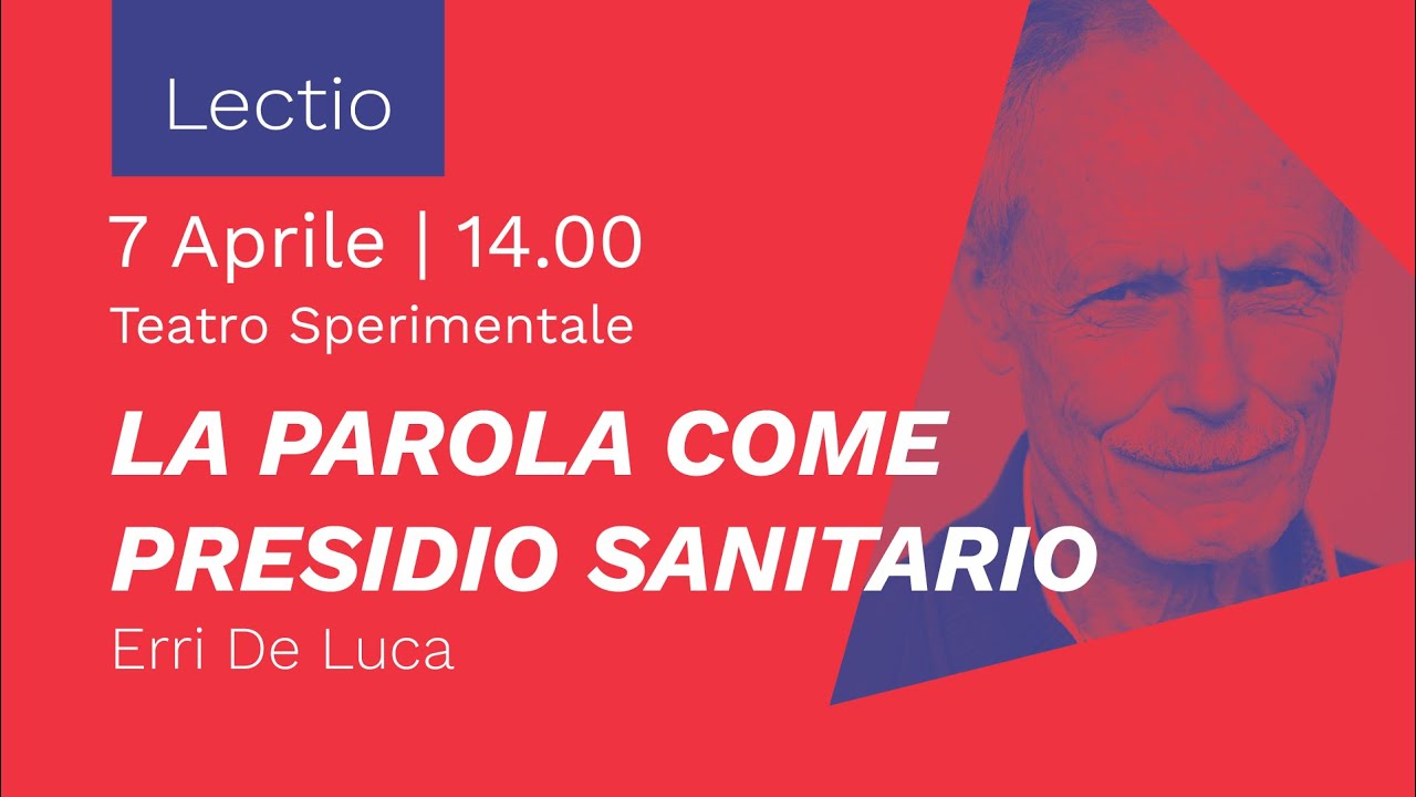 Erri De Luca | La parola come presidio sanitario