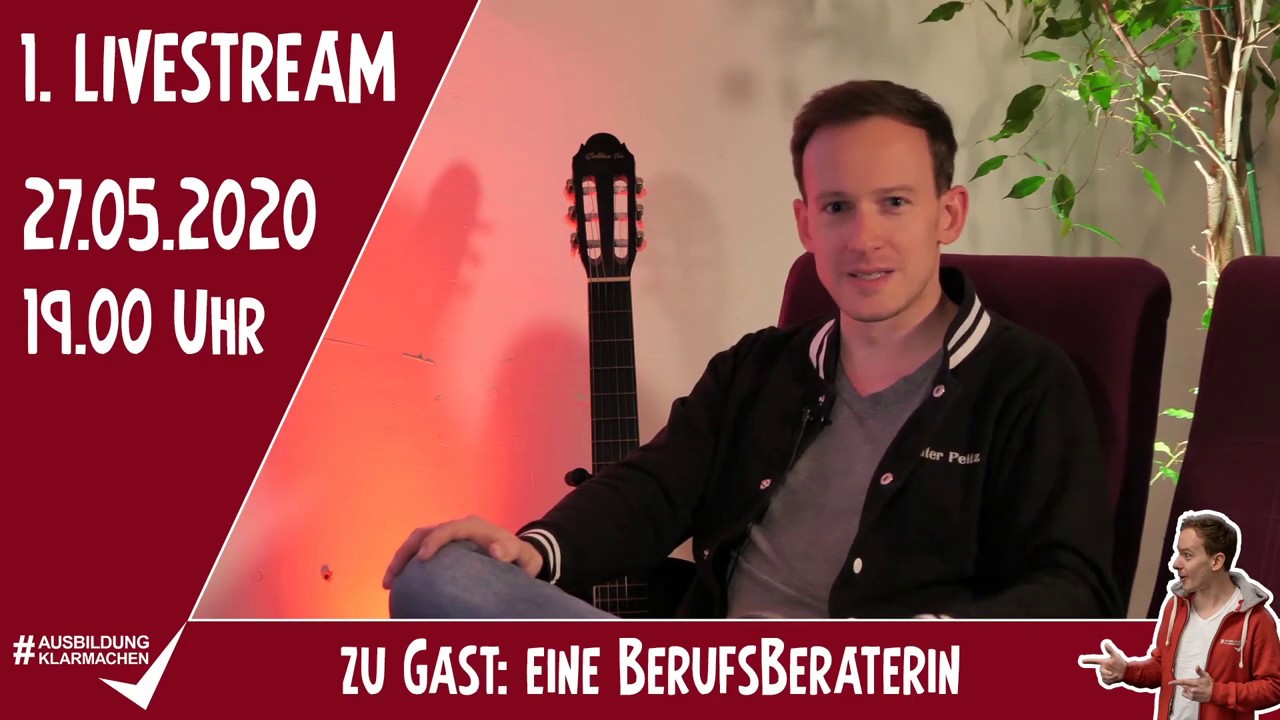 Wie weiter nach der Schule? 1. LIVESTREAM am 27.05. mit Berufsberaterin zu Gast