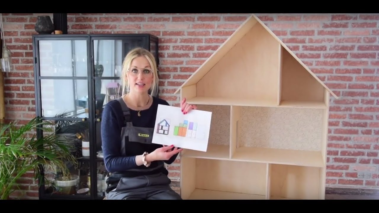 Lav et dukkehus i træ. Sådan bygger du et dukkehus i samarbejde med Sabinasverden og BAUHAUS.