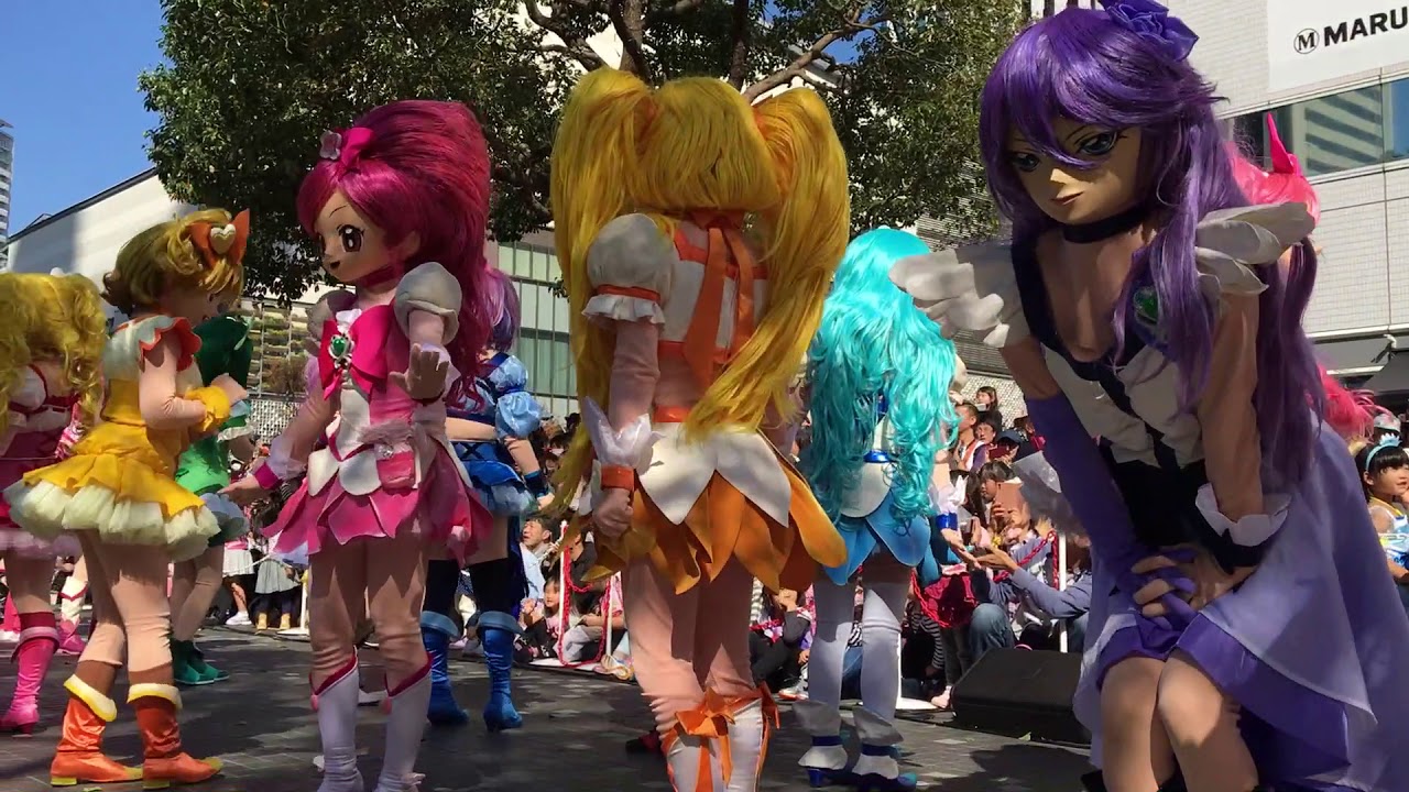 映画公開記念 プリキュア15周年記念パレード ～史上初！55人とか、ぶっちゃけ、ありえな～～い！！～