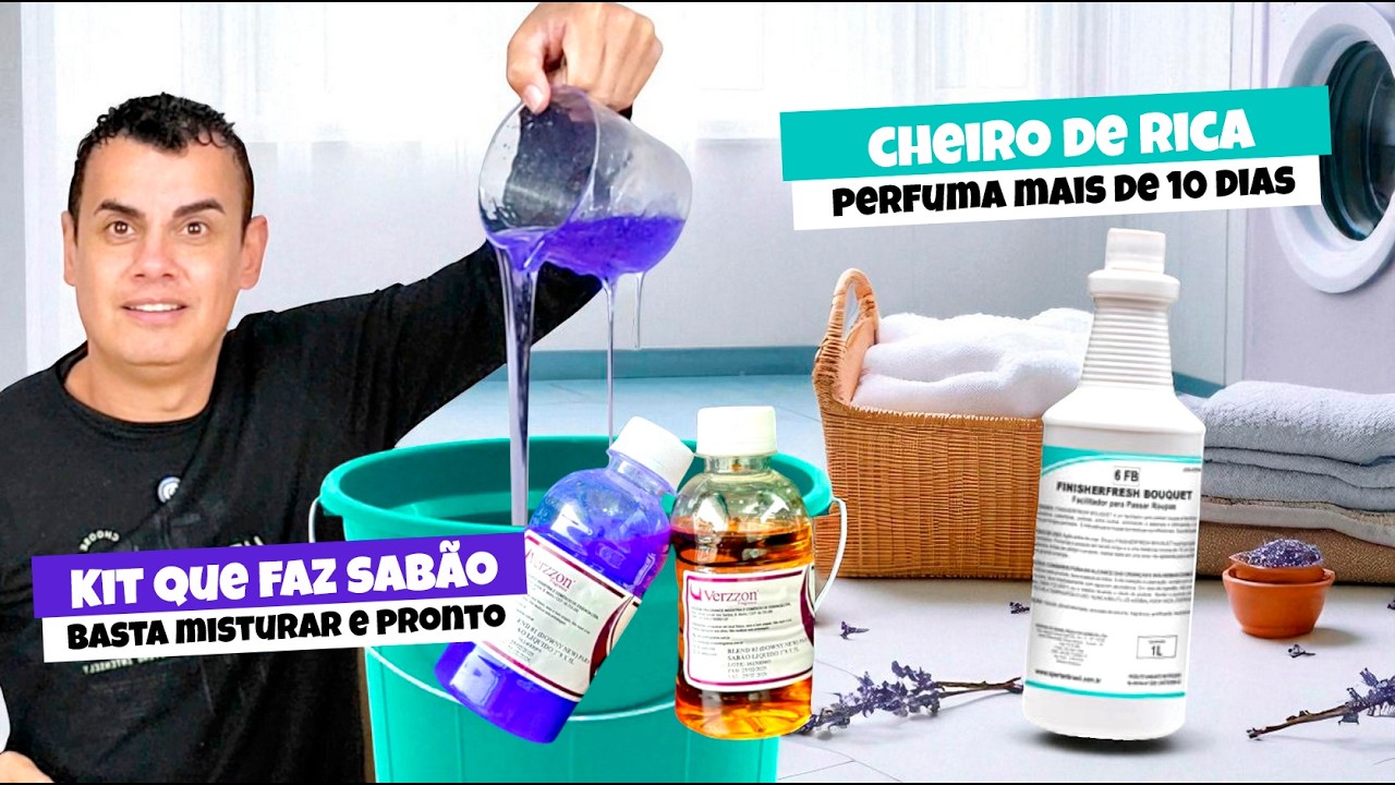 TESTEI O KIT que faz SAB&Atilde;O CASEIRO e o CHEIRO DE RICA! Vale a Pena?