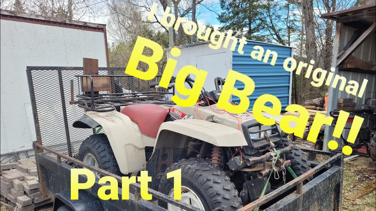Yamaha Big Bear 350 Restoration!!! Part 1