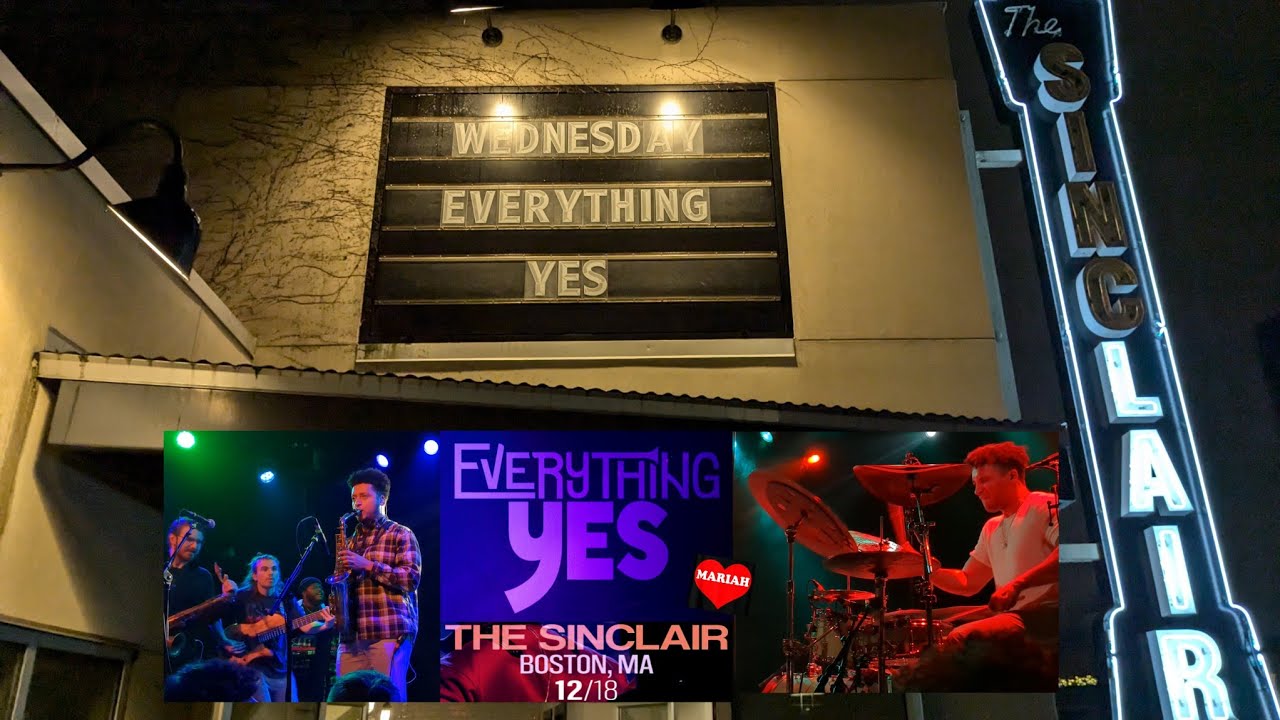Everything Yes w/ ZackGrooves ~ Full Show LIVE @ The Sinclair Cambridge (Boston), MA 12/18/24