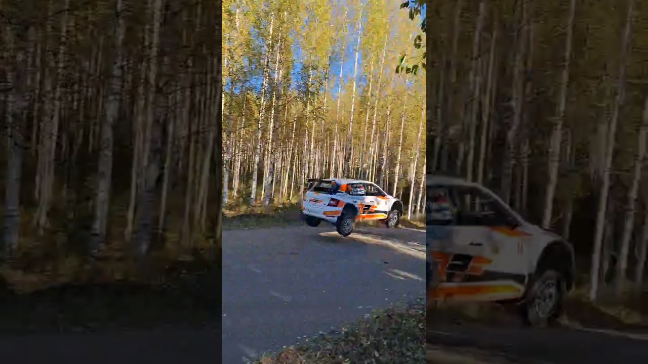 Rally in Finland - SM Ralli Kitee #shorts #short #shortsfeed