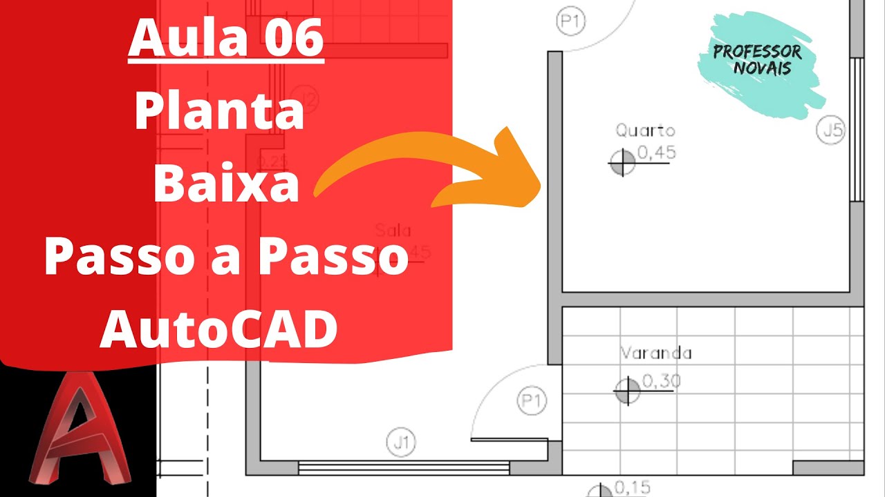 Aula 06 Planta Baixa Passo a Passo no AutoCAD – Configuração das cotas