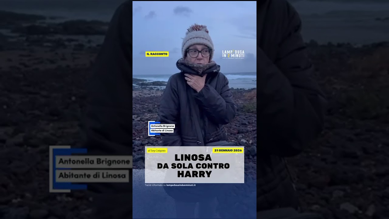Linosa, da sola contro Harry Un&rsquo;isola di 400 abitanti, in mezzo al Mediterraneo, contro un ciclone