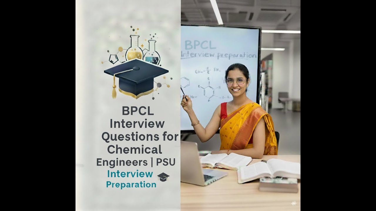 BPCL Interview Questions for Chemical Engineers | PSU Interview Preparation
