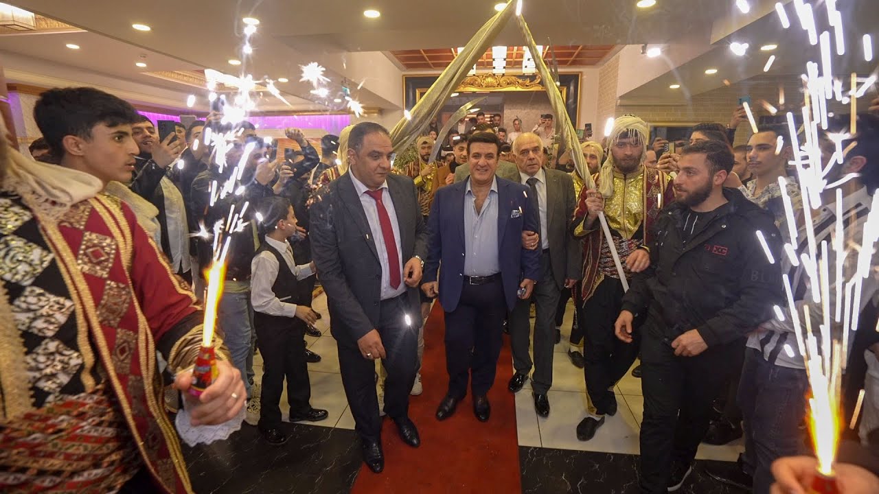 حفل زفاف العريس أحمد أبن الفنان محمد فؤاد مع نجم الطرب الأستاذ أحمد أزرق / 3
