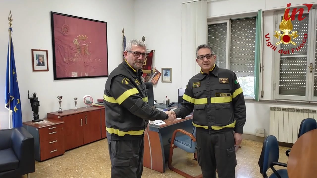 Salvatore Concolino è il nuovo comandante dei vigili del fuoco di Lucca