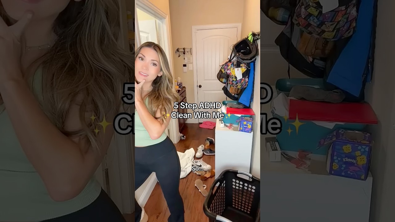 5-шаговая программа по СДВГ ✨УБОРКА СО МНОЙ✨