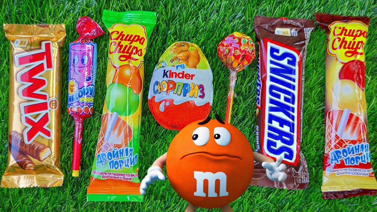 ASMR Most Popular Candys / Colorful Rainbow Lollipop Candy / Unboxing Chocolate Eat