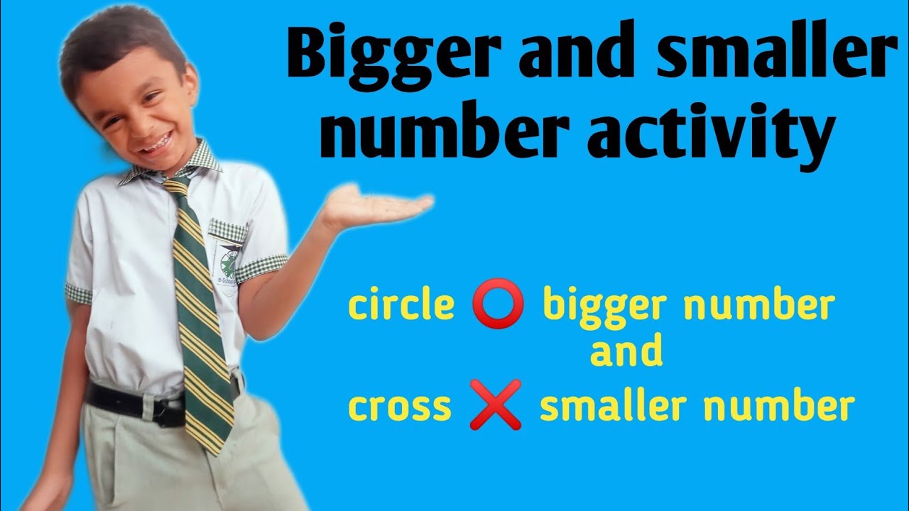 Smaller and Bigger Number Activity for Kids | Learn Comparing Numbers | Easy Maths