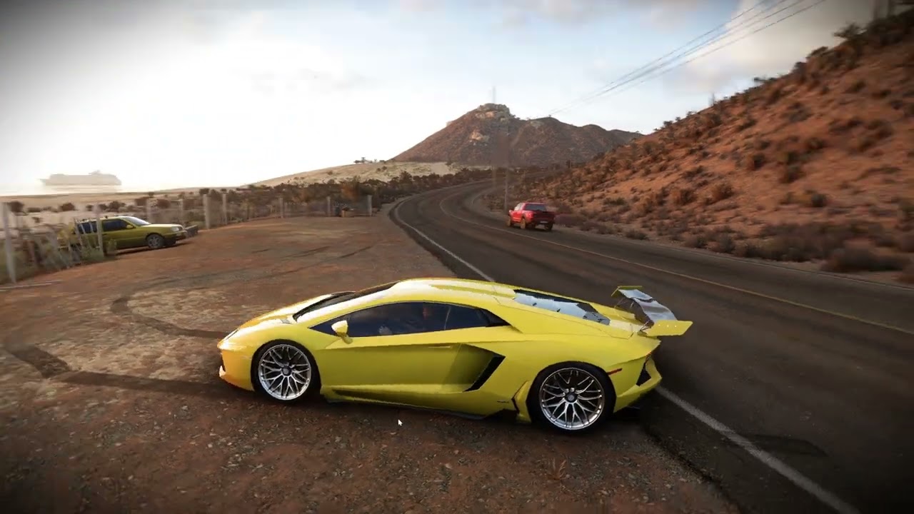 Lamborghini Aventador Ultra Realistic dirt #4k #gameplay   #Graphics #forzahorizon5 #real
