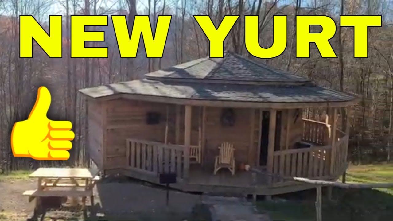 New yurt at Walker Creek Farms and Cabins.