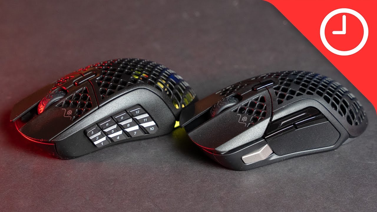Lightweight wireless MOBA/MMO mice! SteelSeries Aerox 5 and 9 Wireless review