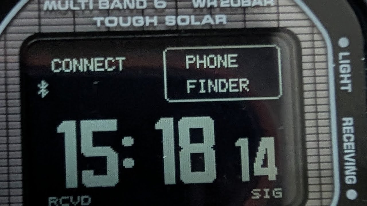 CASIO Watch Phone Finder Feature