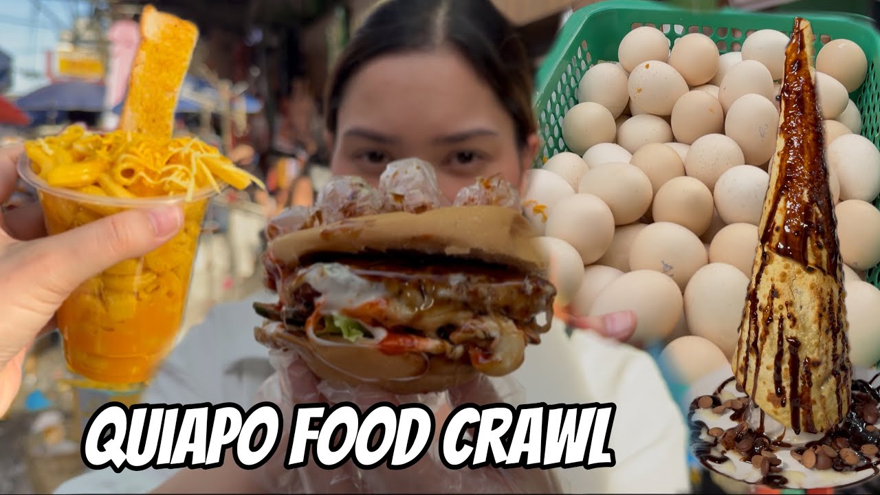 Quiapo Carriedo FILIPINO Street Food Tour! Ang sasarap ng mga pagkain dito!! | NAOMI PENA
