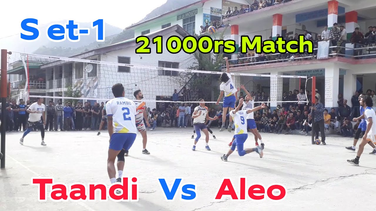 SET-1  Taandi vs Aleo 🔥 volleyball Match 07/05/2023 at kullu |Katwandhi volleyball|