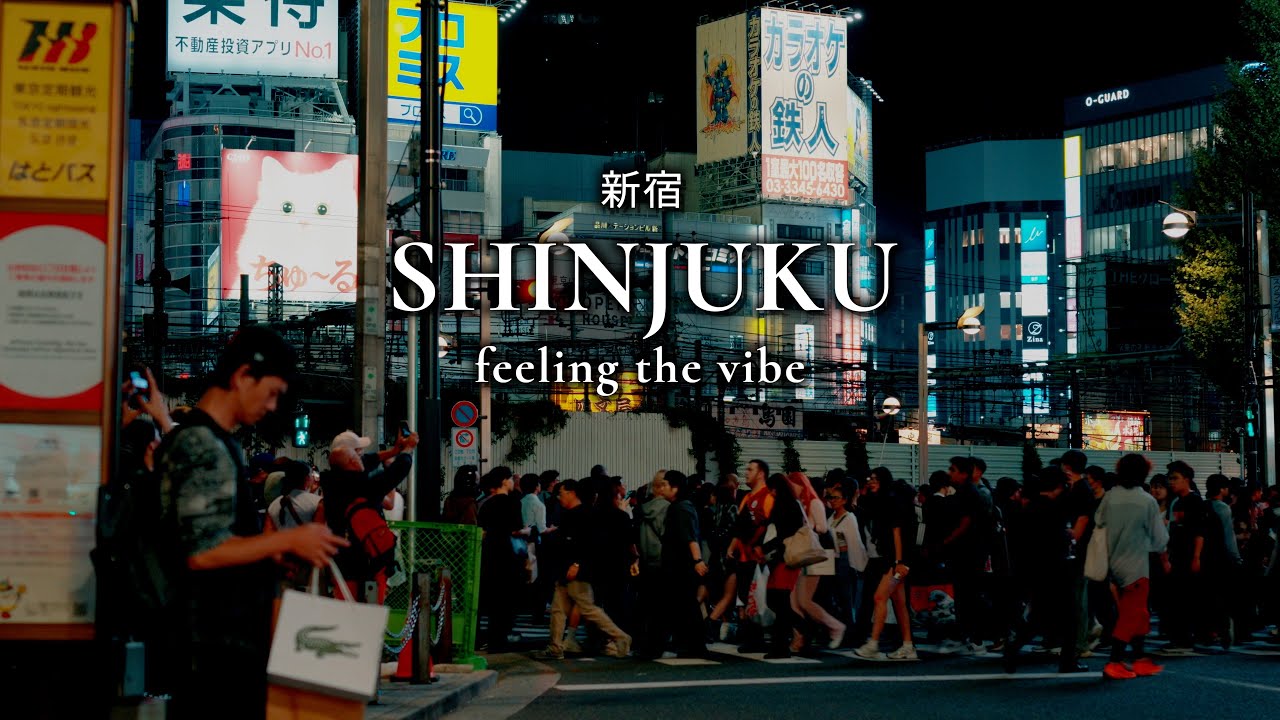 新宿の夜を巡る - Shinjuku at Night  | Japan Cinematic