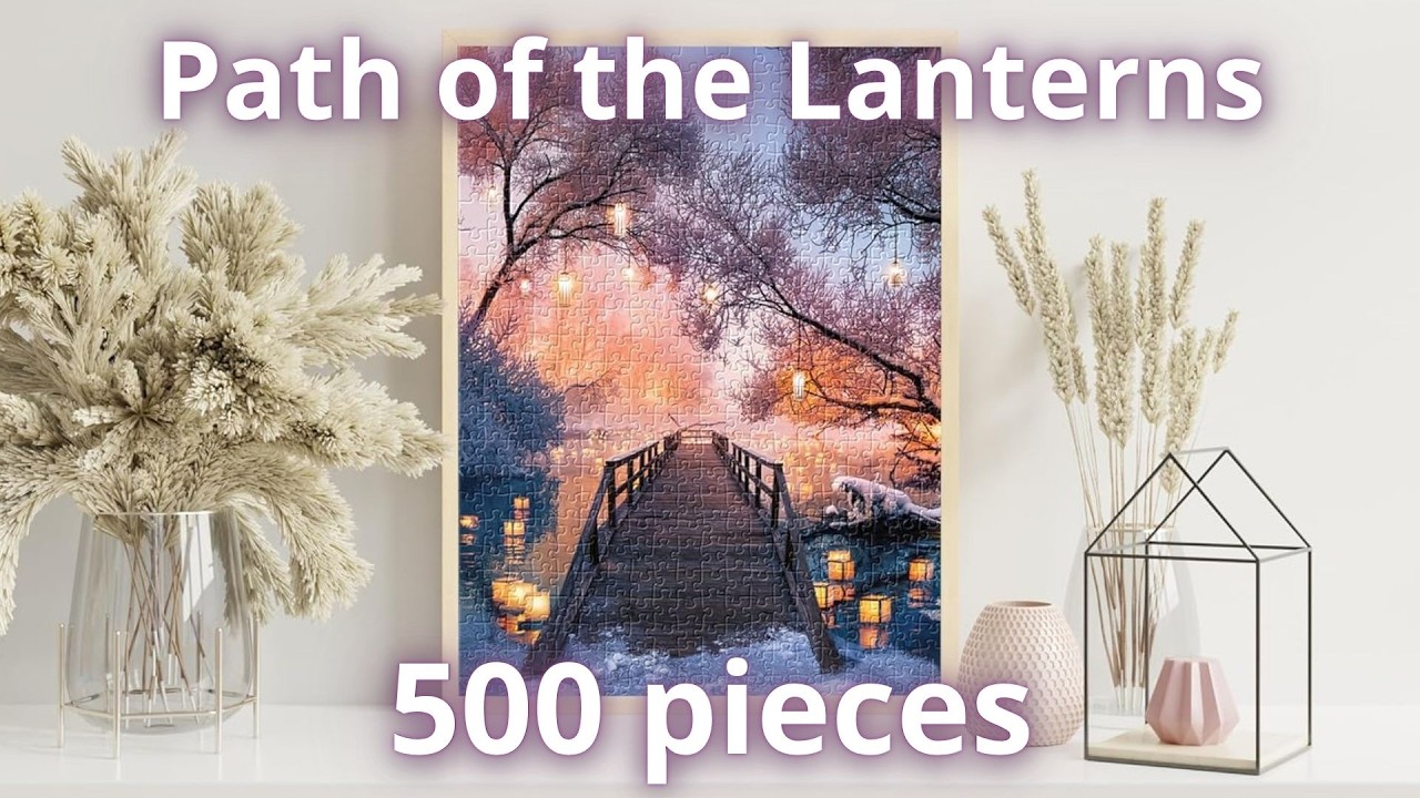 Puzzle Chemin des Lanternes - 500 pièces