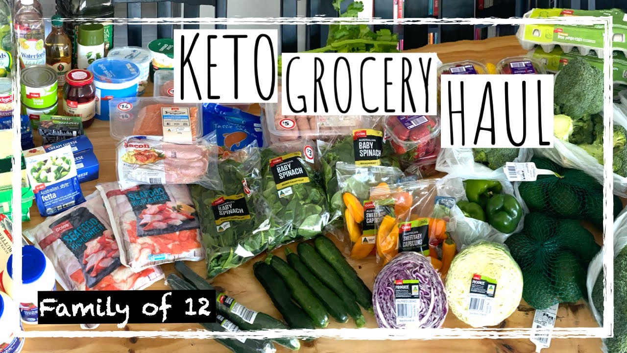Large Family KETO Grocery Haul