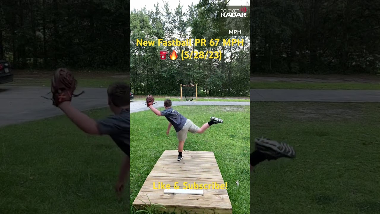 NEW FASTBALL PR 67 MPH ⛽️🔥 (5/28/23) #baseball #12u