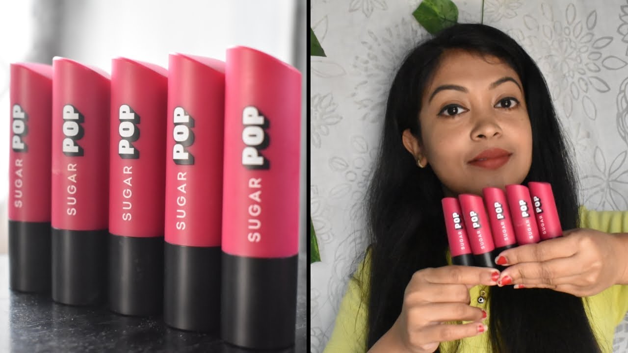 SUGAR POP Ultrastay Transferproof Lipstick Review & Swatches| SUGAR POP Transferproof Lipstick