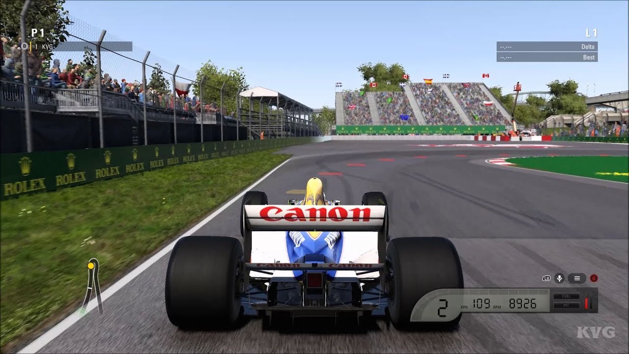 F1 2017 - Williams FW14B 1992 - Gameplay (PC HD) [1080p60FPS]
