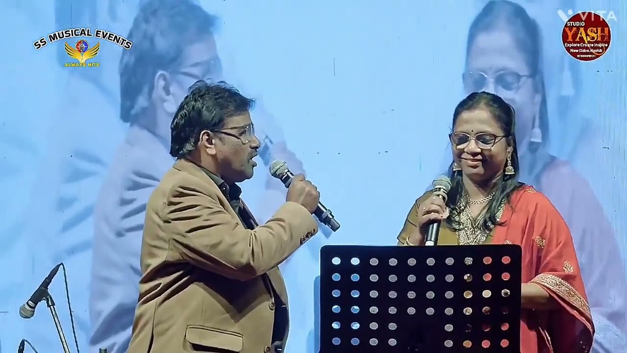 SS MUSICAL EVENTS & SAAJ KAROAKE CLUB PRESENT LIVE ORCRESTRA SINGER ANILJI MOHITE & ASHWINI MOHITE 