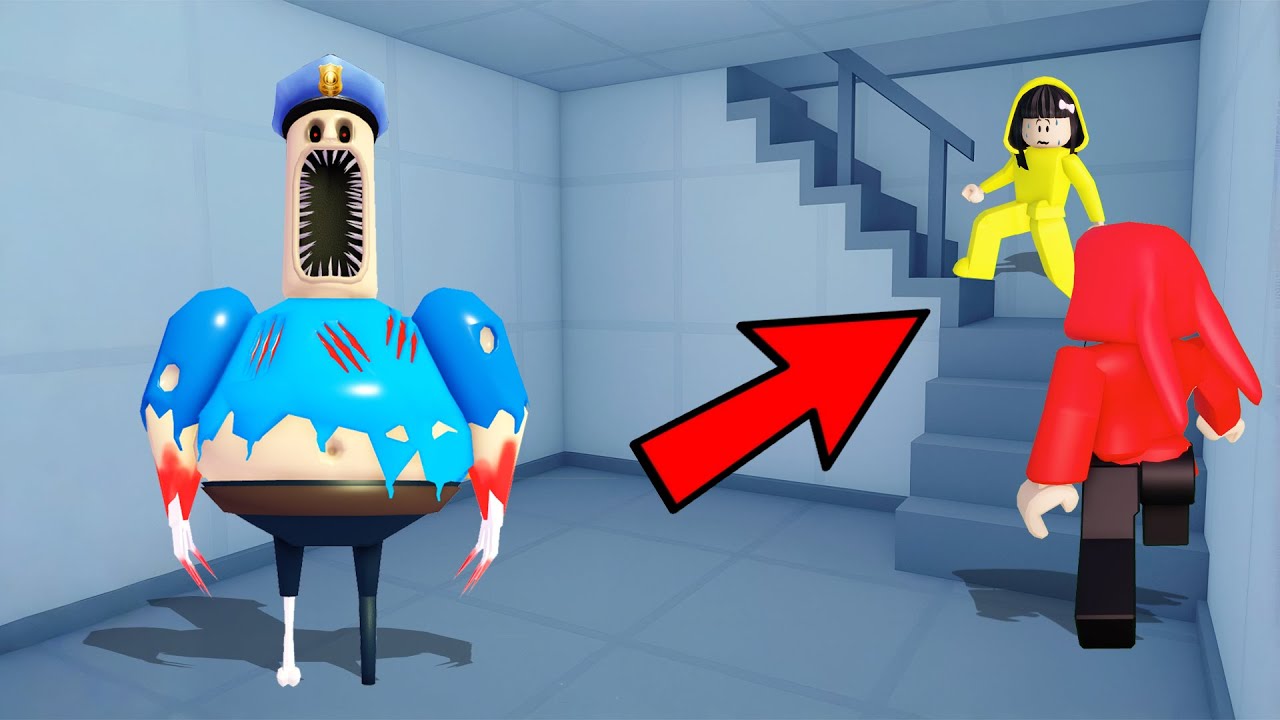 Yuta, Mio Dam Baby Celine Melihat Pak Barry Berubah Jadi Monster || ROBLOX
