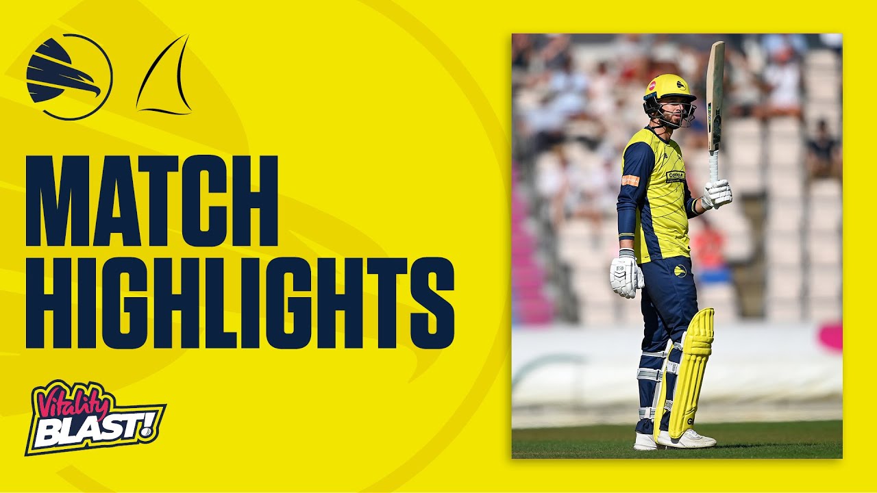 James Vince's DOMINANT 98* Gets Hawks Home | Hawks Men v Sussex Sharks - Vitality Blast Highlights