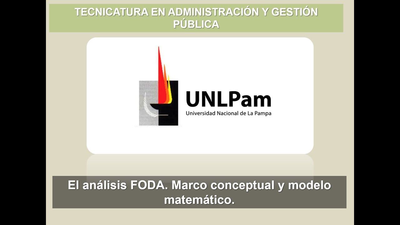 PLaneamiento Estratégico en la Gestión Pública. Herramientas. FODA - 2.2